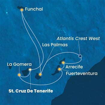 Trasa plavby CPA-TCI07A1B