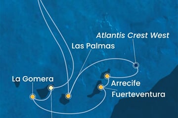 Costa Pacifica - Španělsko, Portugalsko (Santa Cruz de Tenerife)