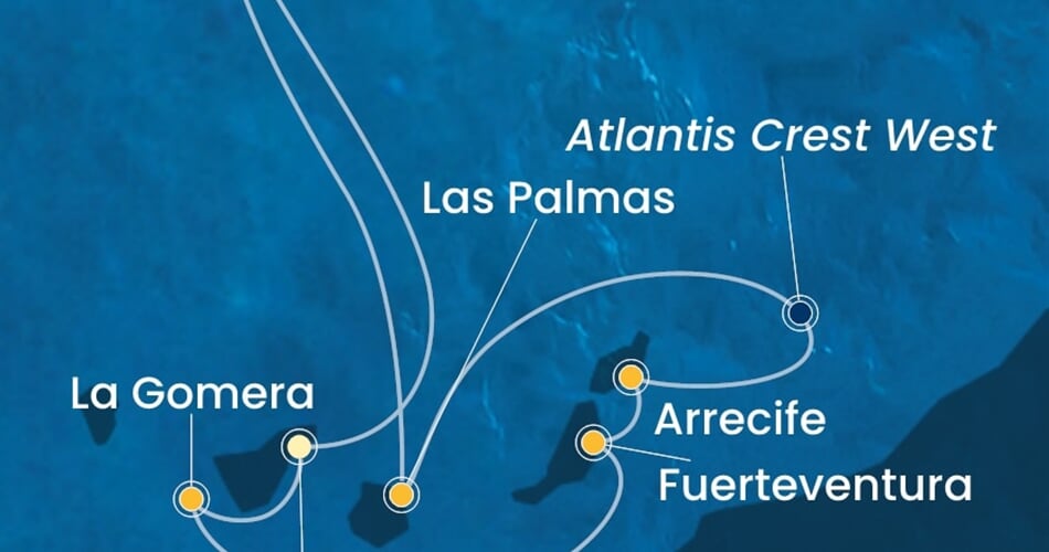 Trasa plavby CPA-TCI07A1B