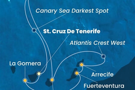 Costa Pacifica - Španělsko, Portugalsko (Santa Cruz de Tenerife)