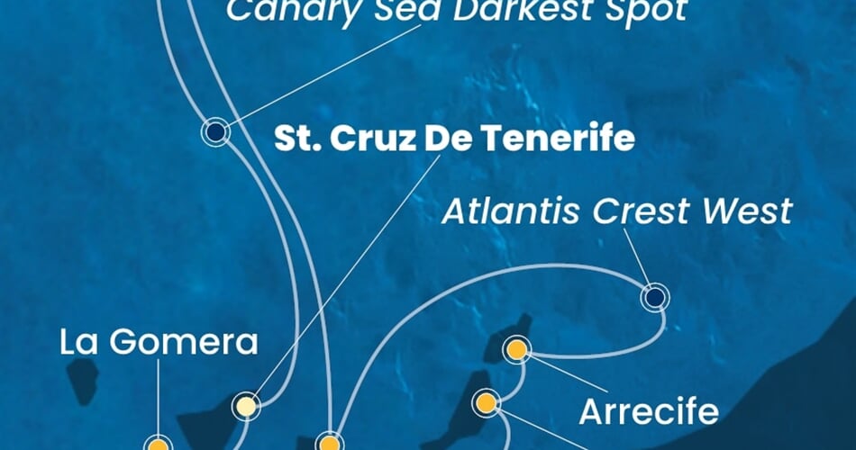 Trasa plavby CPA-TCI07A1C