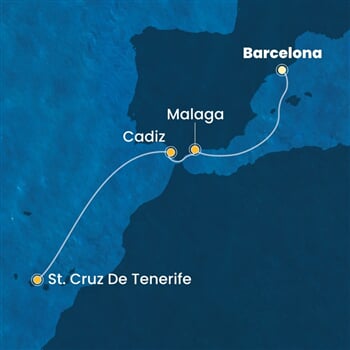 Trasa plavby CSM-BCN05A26