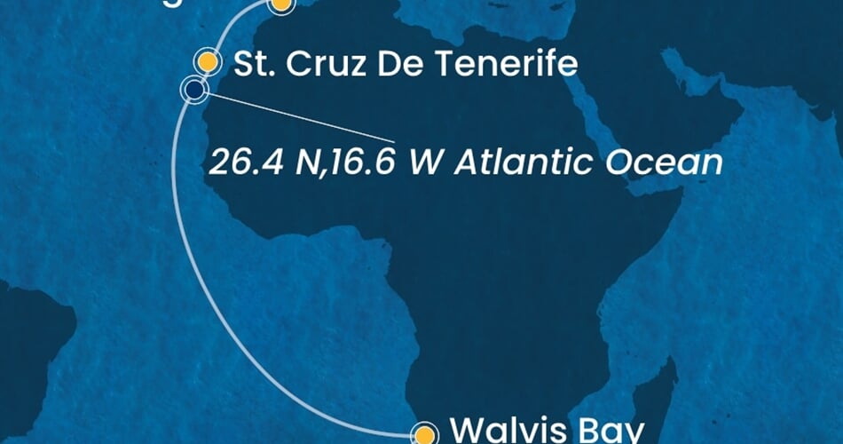 Trasa plavby CSM-CPT19A08