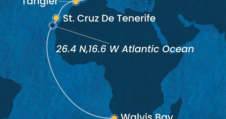 Trasa plavby CSM-CPT20A0I