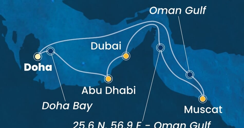 Trasa plavby CSM-DOH07A0Z