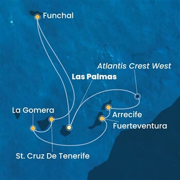 Trasa plavby CPA-LPA07A0M