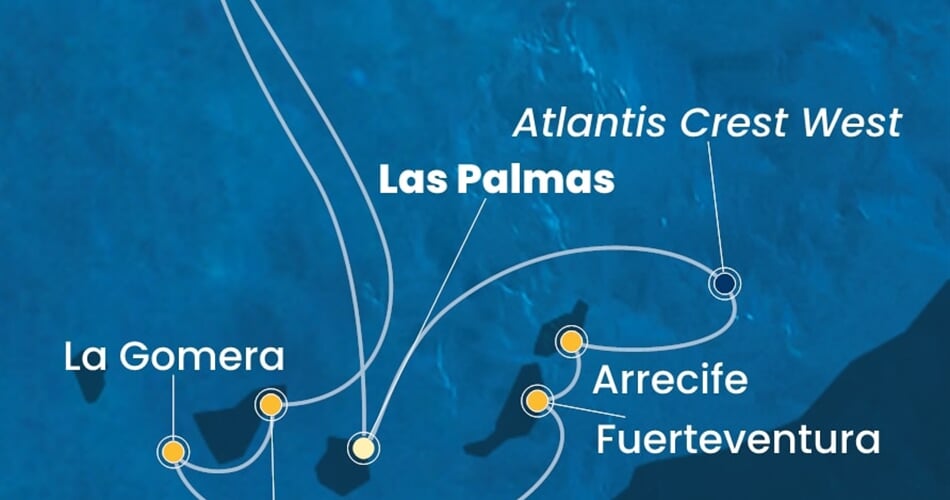 Trasa plavby CPA-LPA07A0M