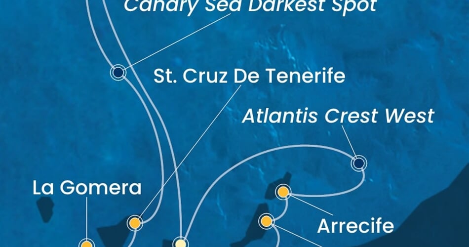 Trasa plavby CPA-LPA07A0N