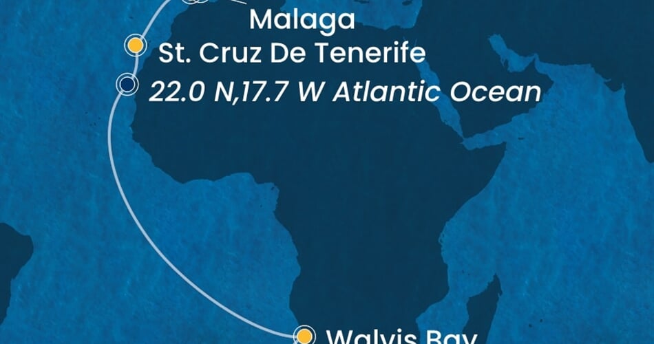 Trasa plavby CSM-SVN21A0T