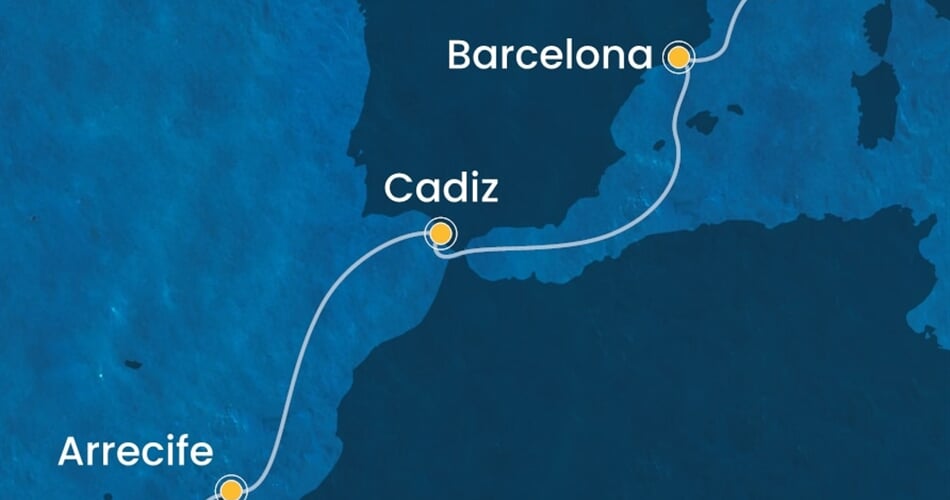 Trasa plavby CPA-MRS06A2B