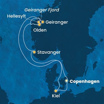 Trasa plavby CDI-CPH07A2R