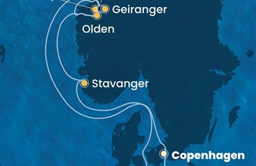 Costa Diadema - Dánsko, Norsko, Německo (z Kodaně)