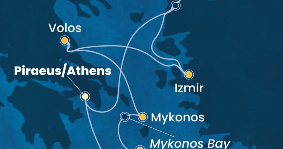 Trasa plavby CFO-ATH07A1Q