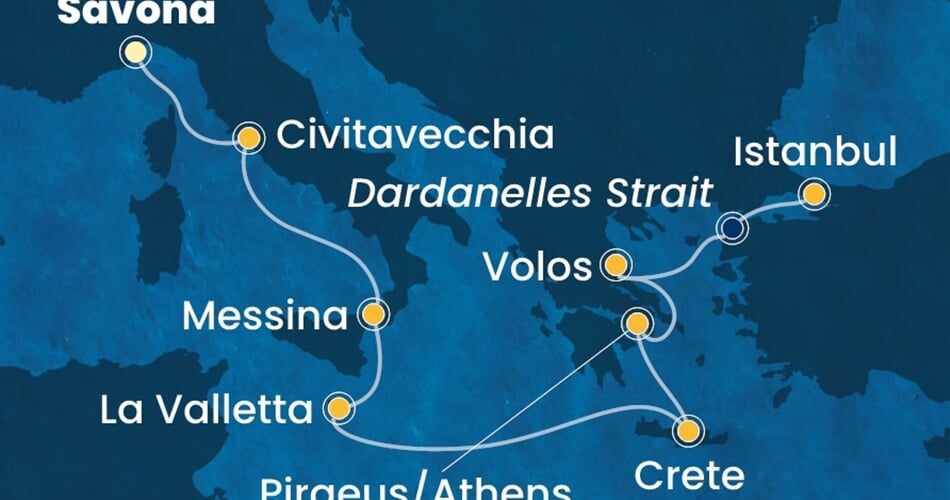 Trasa plavby CFO-SVN09A0L