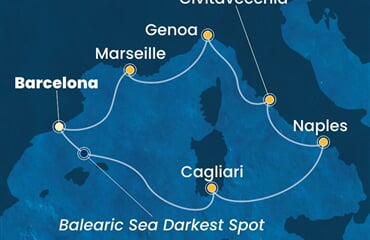 Costa Toscana - Španělsko, Itálie, Francie (z Barcelony)