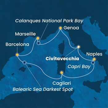 Trasa plavby CTO-CIV07A84