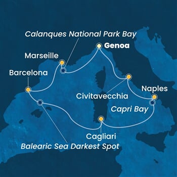 Trasa plavby CTO-GOA07A1Y