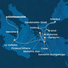 Costa Fortuna - Itálie, Malta, Řecko, Turecko (z Civitavecchie)