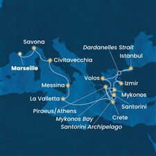 Costa Fortuna - Francie, Itálie, Malta, Řecko, Turecko (z Marseille)
