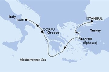MSC Sinfonia - Turecko, Řecko, Itálie (Istanbul)