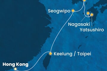 Costa Serena - Čína, Jižní Korea, Japonsko (z Hongkongu)