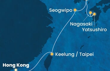 Costa Serena - Čína, Jižní Korea, Japonsko (z Hongkongu)
