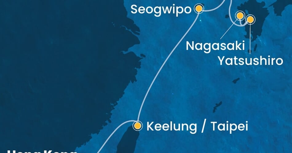 Trasa plavby CSE-HKG06A00