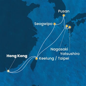 Trasa plavby CSE-HKG09A02
