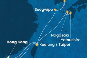 Costa Serena - Čína, Jižní Korea, Japonsko (z Hongkongu)