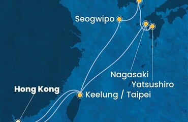 Costa Serena - Čína, Jižní Korea, Japonsko (z Hongkongu)