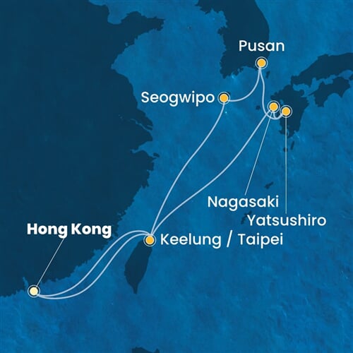 Trasa plavby CSE-HKG09A02