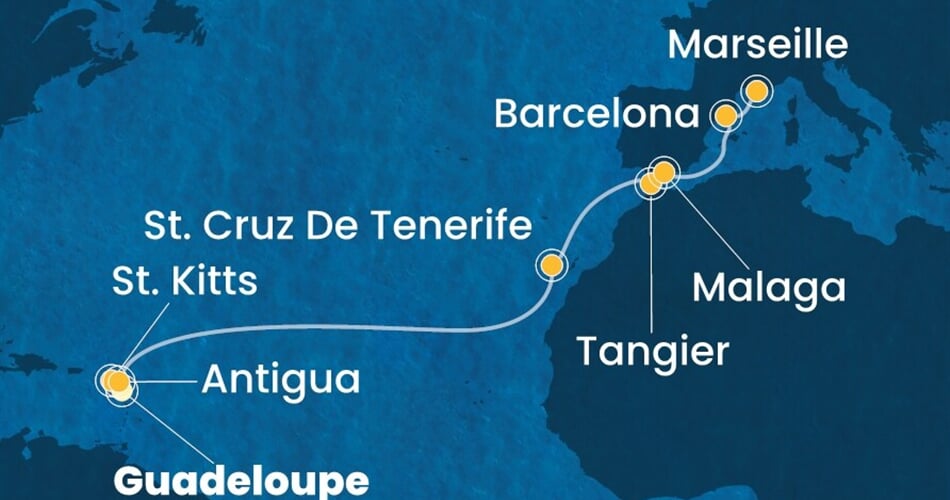 Trasa plavby CFA-PTP15A08