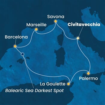 Trasa plavby CPA-CIV07A8B