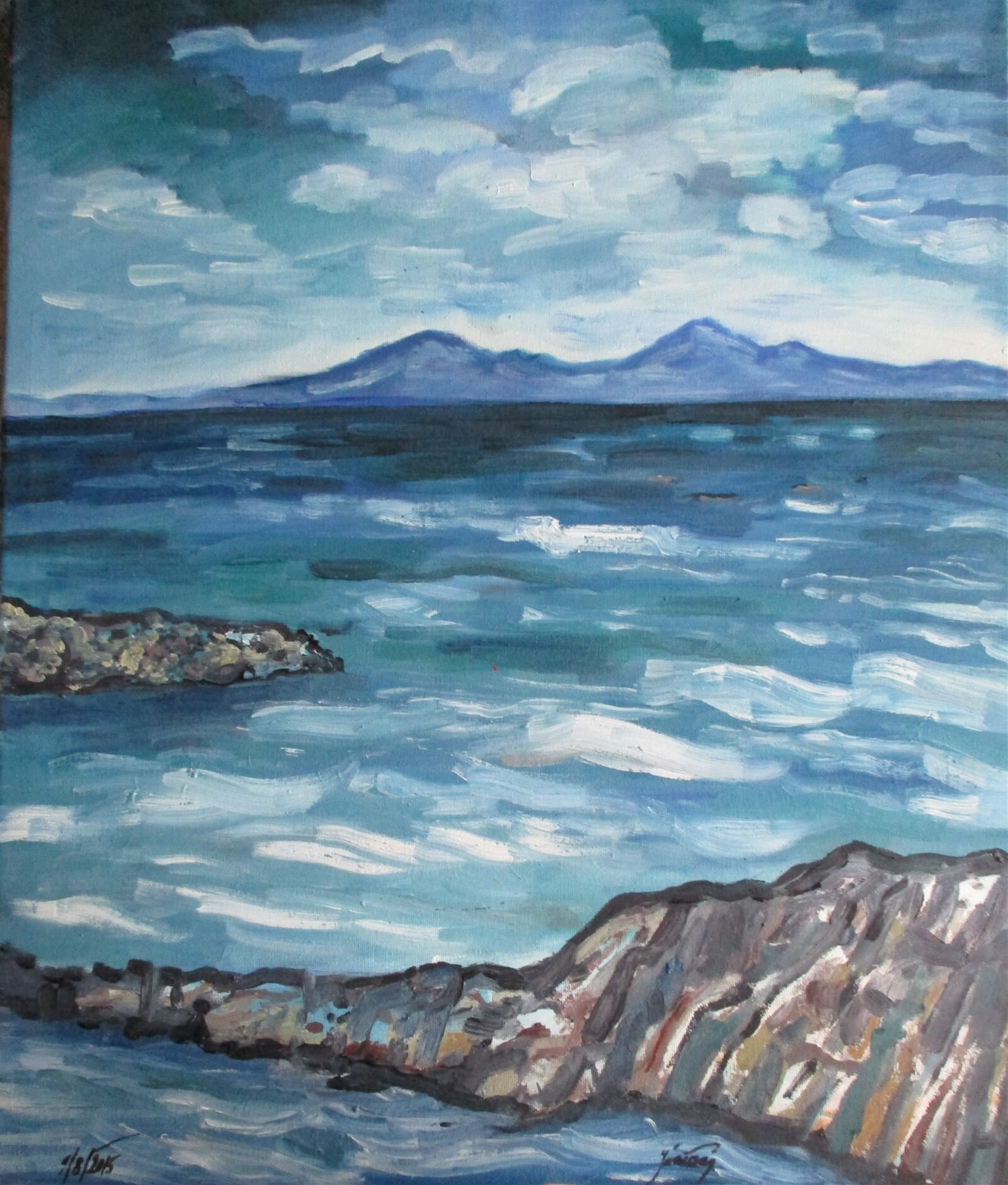 Jaroslava Jáněová: Skye and The Cuillin Hills, Skotsko, 60 × 50 cm