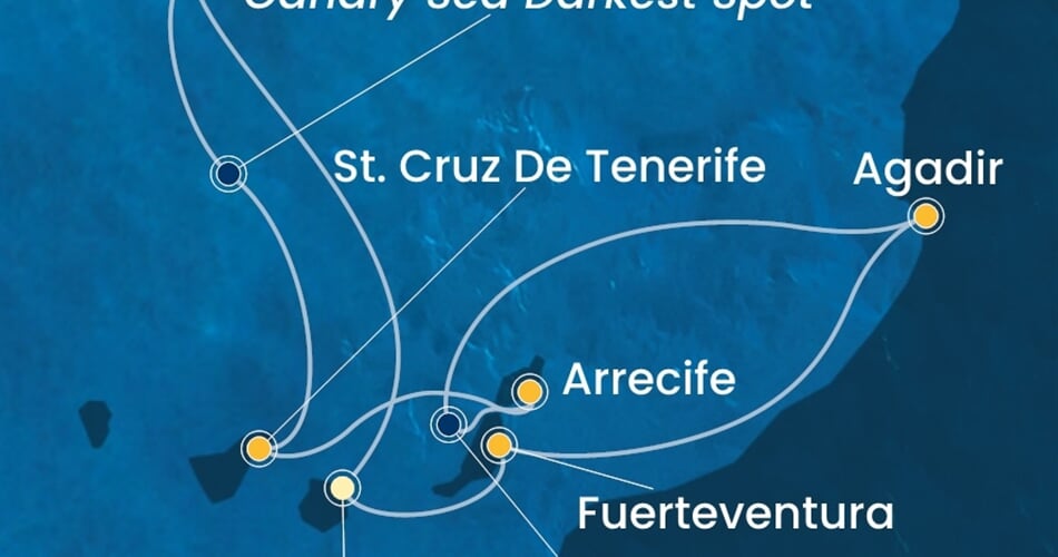 Trasa plavby CFO-LPA07A0Q