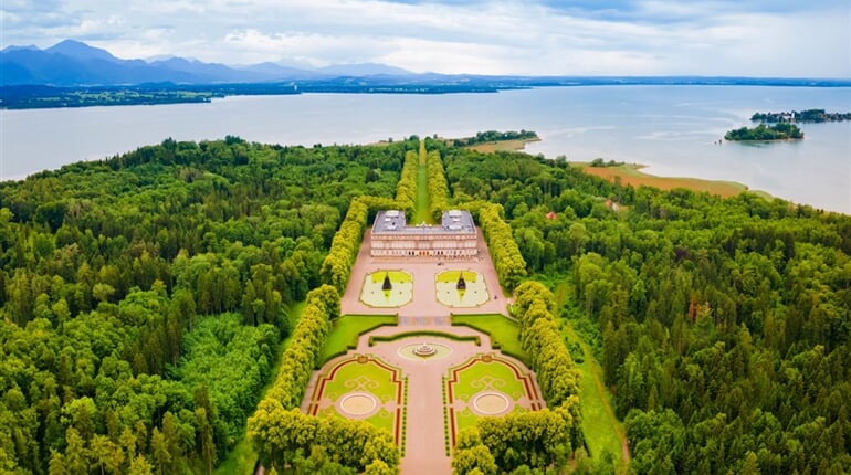 Bavorsko - zámek Herrenchiemsee