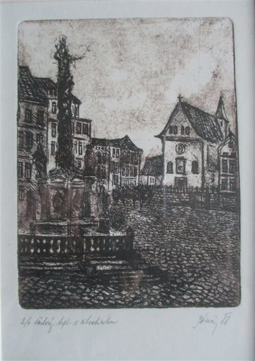 Mariánský barokní morový sloup, Dolní náměstí, Olomouc