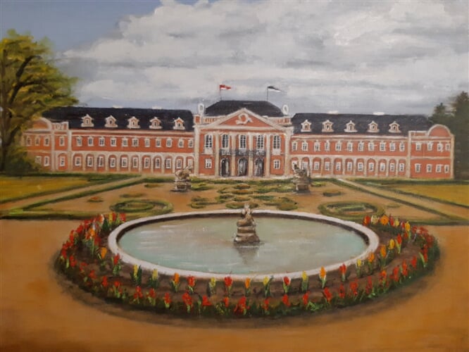 Dobříš zámek 70x50