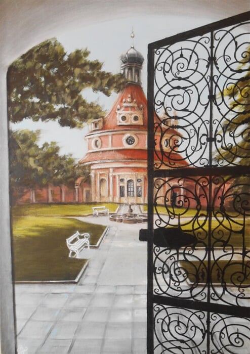 Jindřichův Hradec  Rondel 50x70