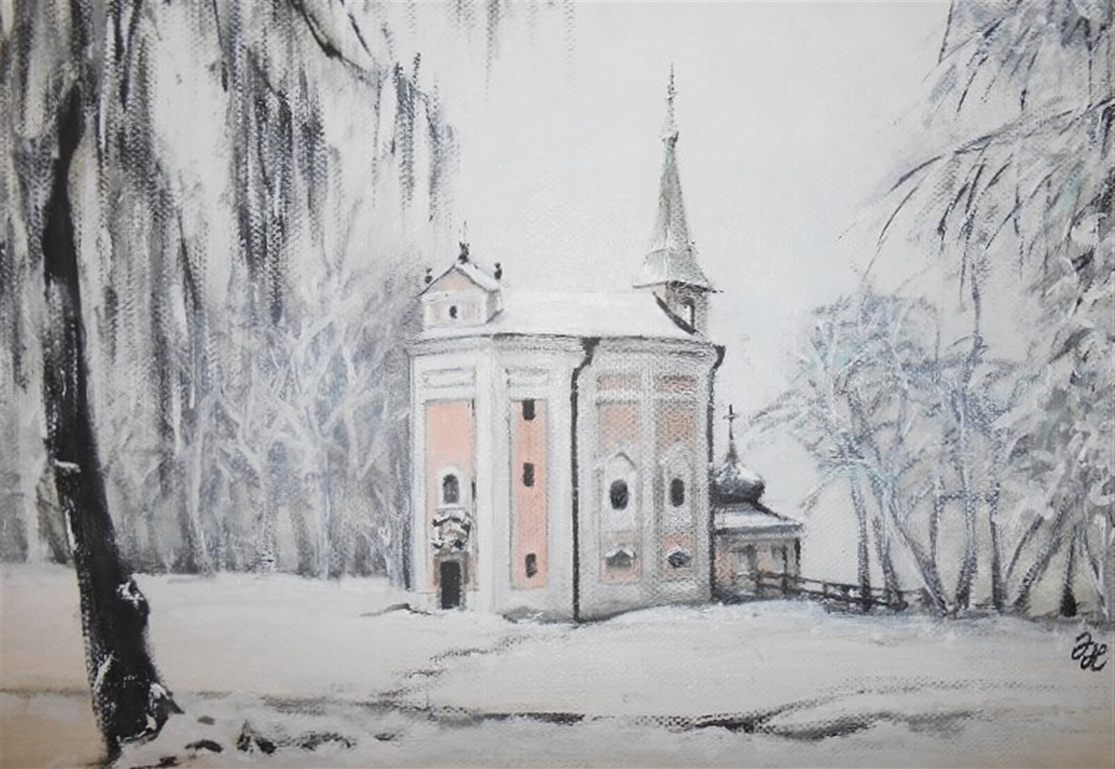 Jitka Vacková: Mníšek pod Brdy - Skalka, 20 × 30 cm