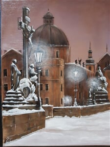 Praha   Půlnoční 30x40