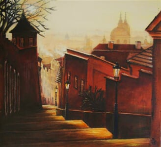 Praha   Zámecké schody 50x50