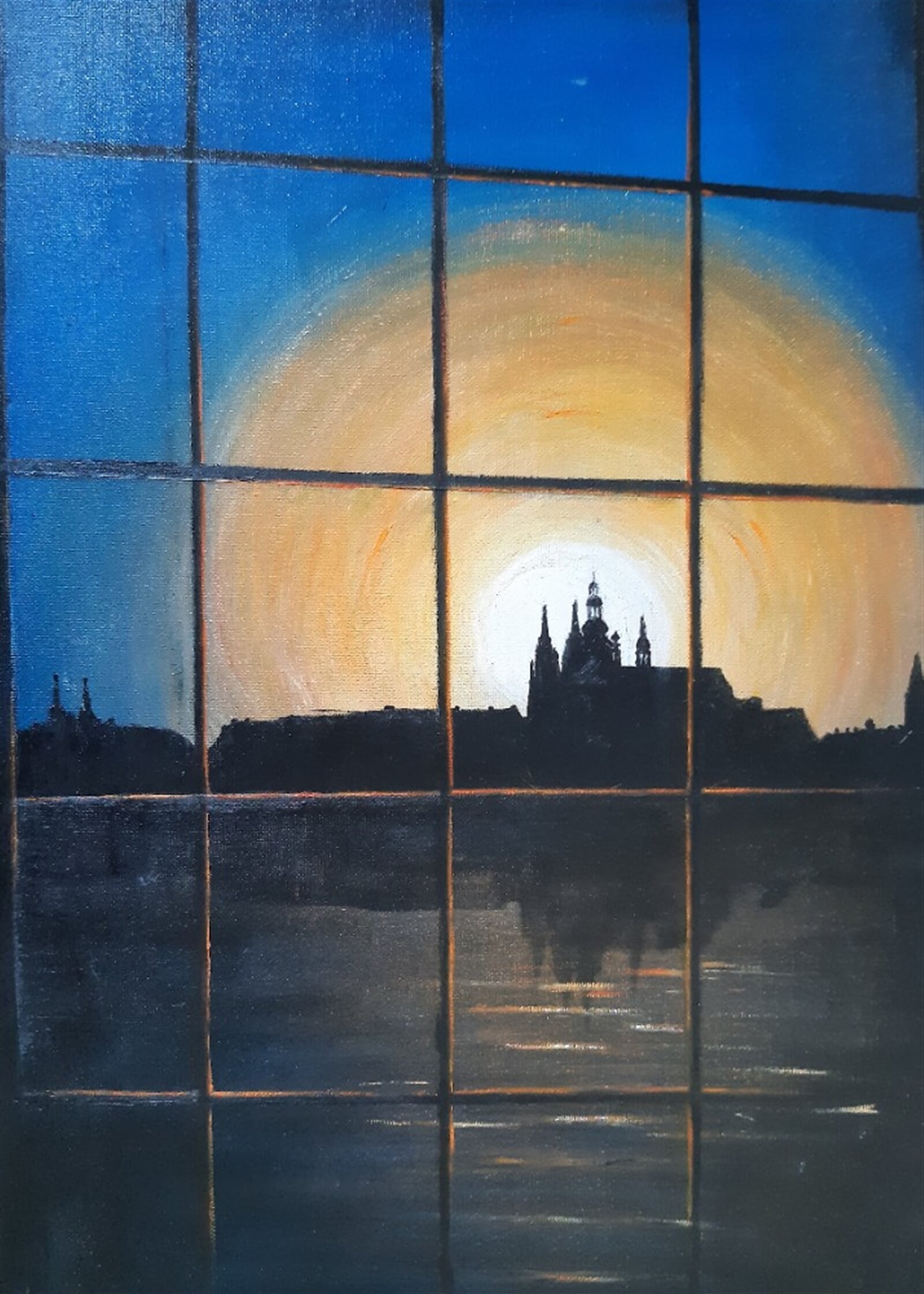 Jitka Vacková: Praha mystická, 60 × 40 cm