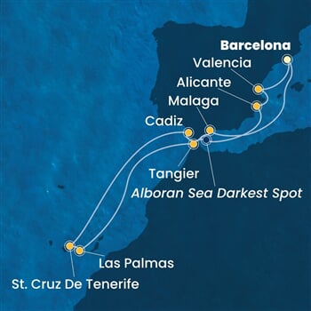 Trasa plavby CTO-BCN12A0X