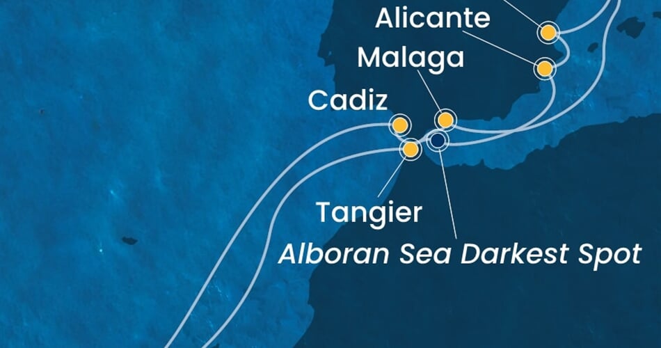 Trasa plavby CTO-BCN12A0X