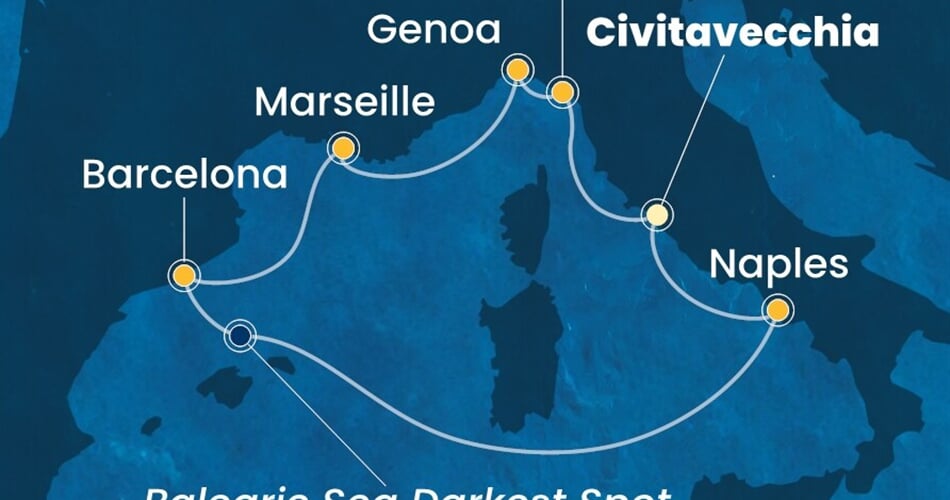 Trasa plavby CTO-CIV07A8H