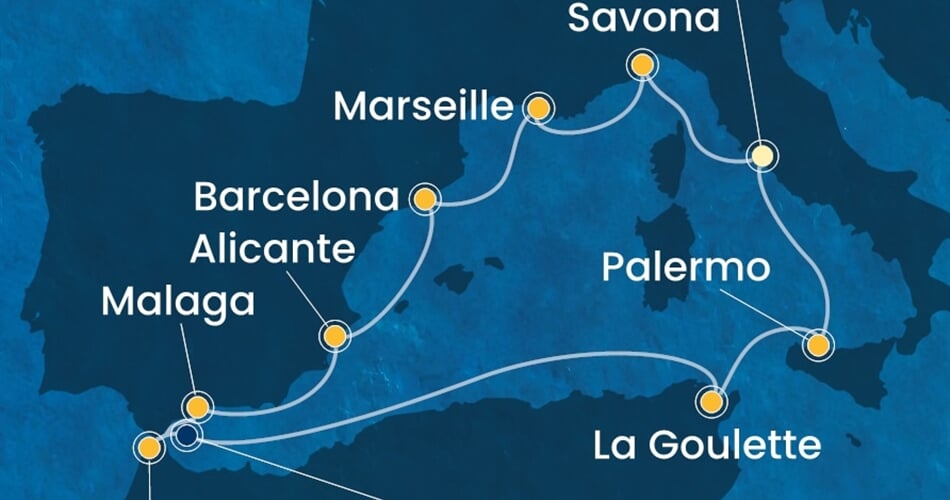 Trasa plavby CTO-CIV11A0J