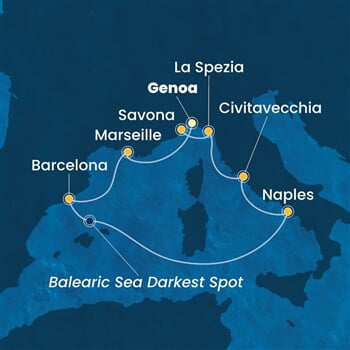 Trasa plavby CTO-GOA07A21