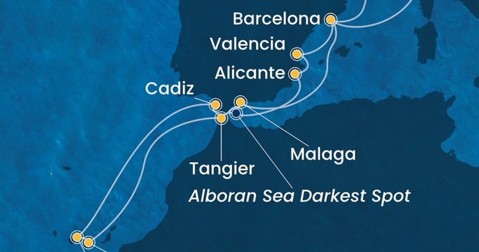 Trasa plavby CTO-MRS15A0K