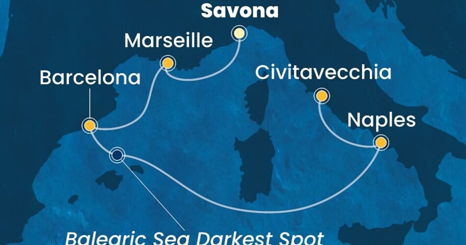 Trasa plavby CTO-SVN05A30